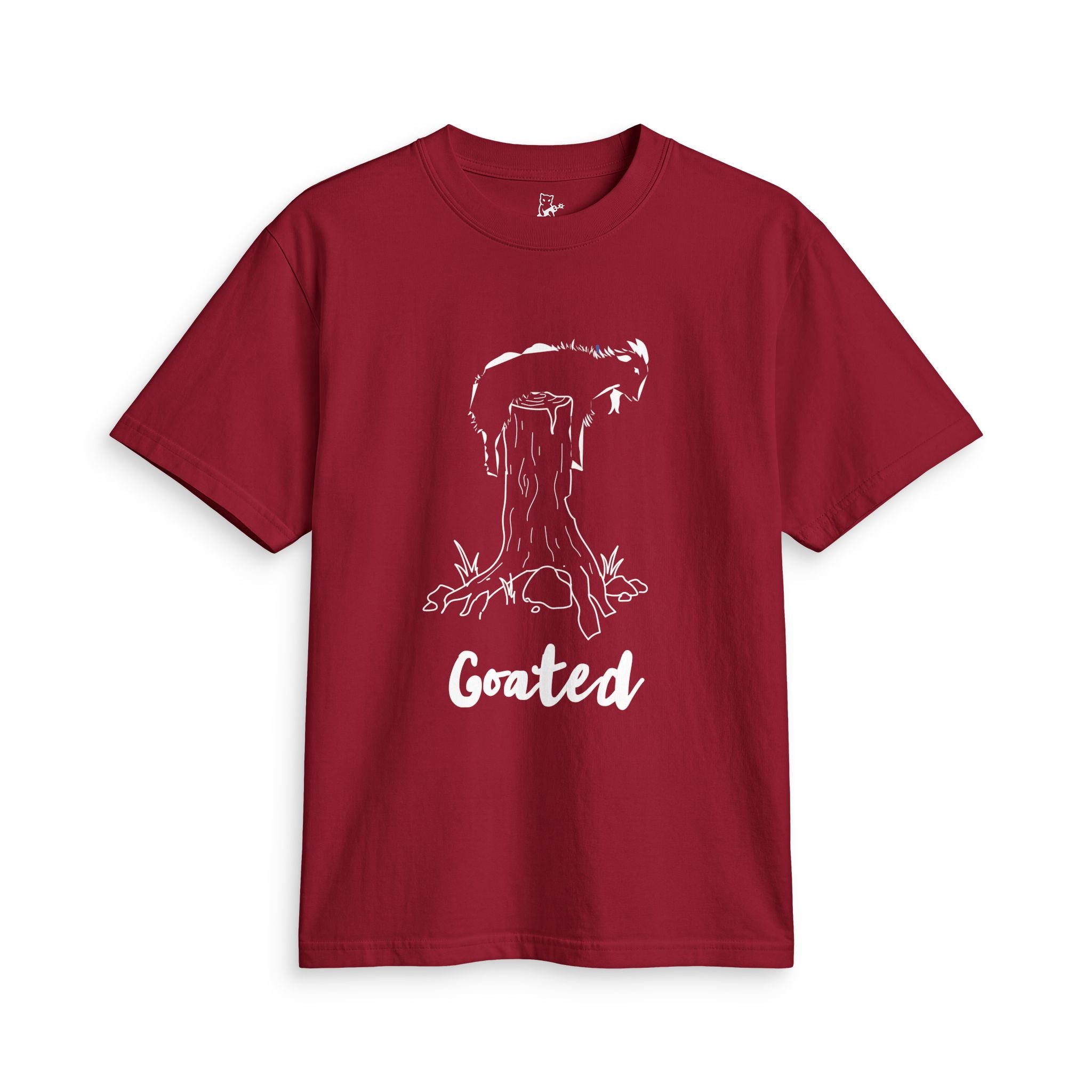 Goated Goat T-Shirt — Funny Goat Graphic Active Tee